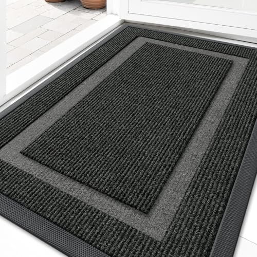 OLANLY Front Door Mat Outside 29.5x17, All-Season...