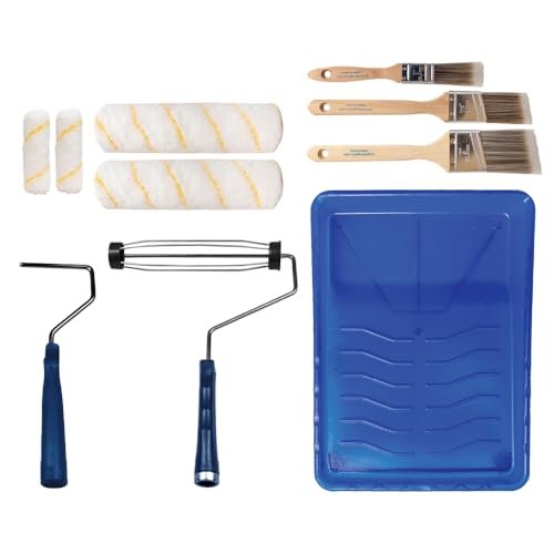 Pro Grade Paint Roller Kit, Paint Brushes, for Walls