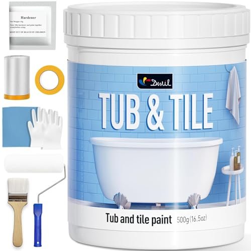 DWIL Tile Paint, Tub and Tile Refinishing Kit White