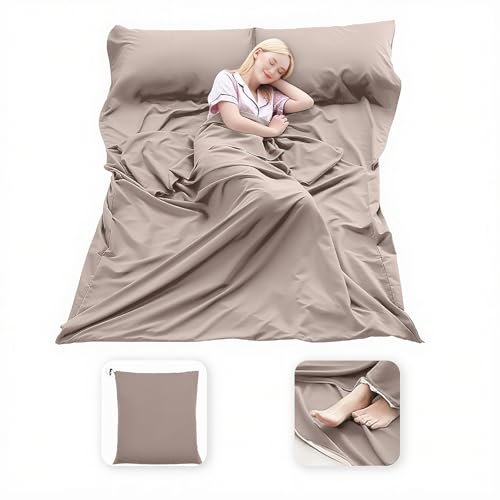 MongByYa Sleeping Bag Liner, Compact Travel Sheets for...