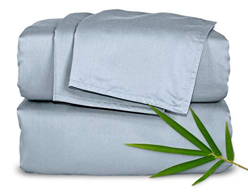 Pure Bamboo King Sheets, Genuine 100% Organic Viscose...