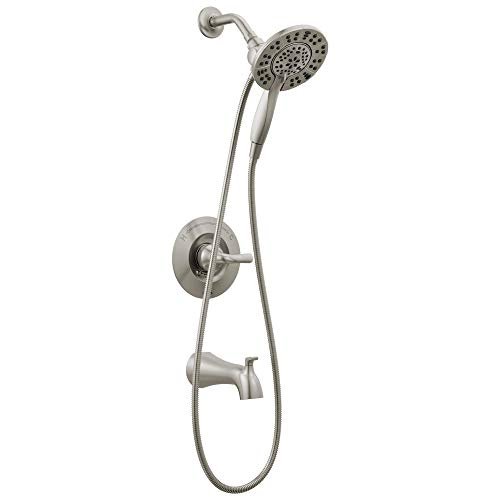 Delta Arvo 14 Series Brushed Nickel Bathtub Shower Faucet...