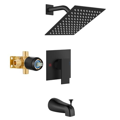 Airuida 8 Inch Shower Faucet Set,Bathtub Faucet Kit,Matte...