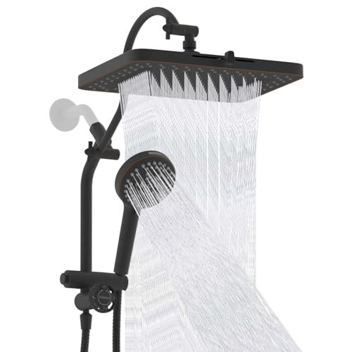 Hibbent cUPC Certified High Pressue 13'' Rainfall Shower...