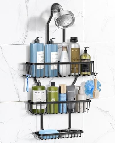 MSAICOE Shower Caddy Hanging - Never Rust Aluminum Organizer
