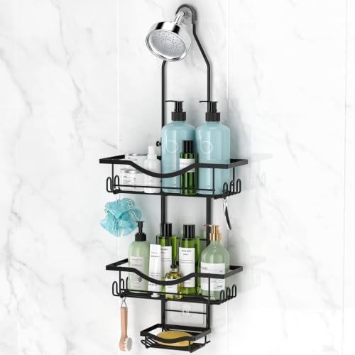 REINHARDT Adjustable Shower Caddy Hanging Rustproof Shower...