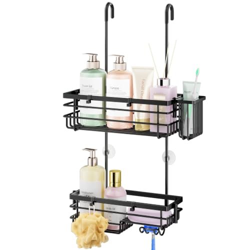 HapiRm Hanging Shower Caddy – For Renters, No Drilling