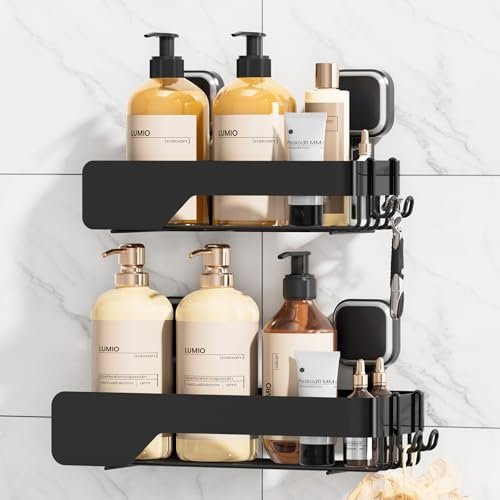 TAILI Shower Caddy Suction Cup Rustproof Metal Shelves...