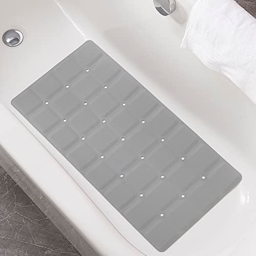 Webos Foldable Non Slip Silicon Bath Mat for Textured Tubs.