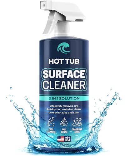 Hot Tub Surface Cleaner – Fast Acting Spray & Wipe