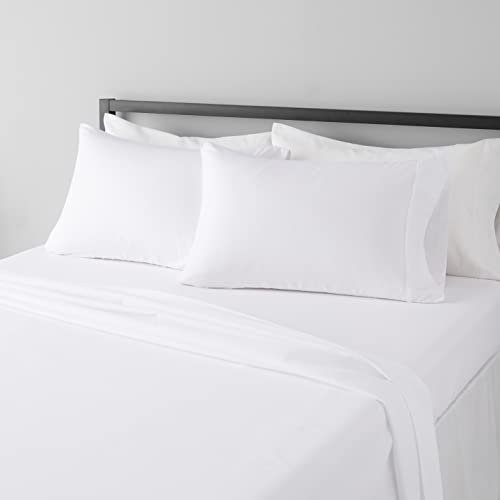 Amazon Basics Lightweight Super Soft, Wrinkle-Free,...