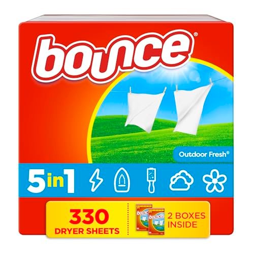 Bounce Dryer Sheets, 330 count, Outdoor Fresh scent.