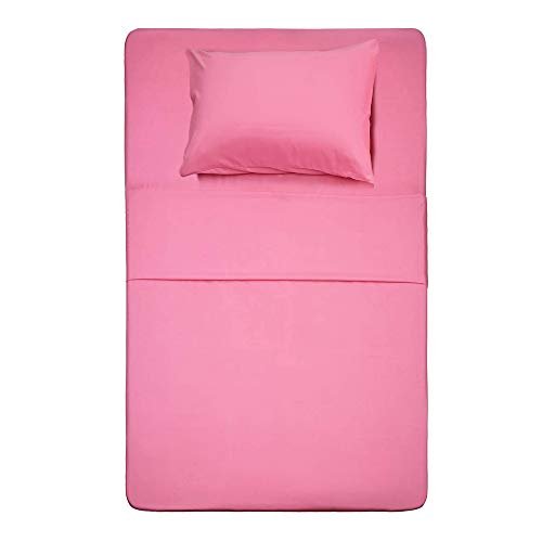 Best Season 3 Piece Bed Sheet Set, Peach Pink