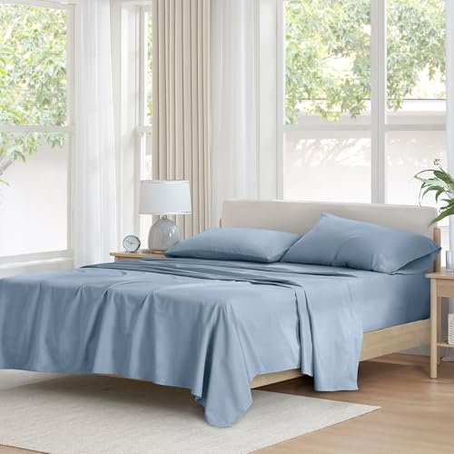 Comfort Spaces 100% Cotton Percale Sheets Twin XL Set