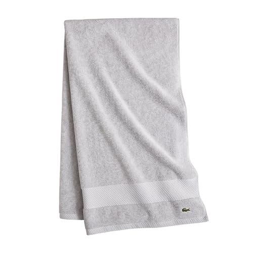 Lacoste Heritage 100% Supima Cotton Bath Towel Micro Chip