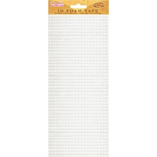 3D Foam Adhesive Tape Small Squares - 940 Per Sheet
