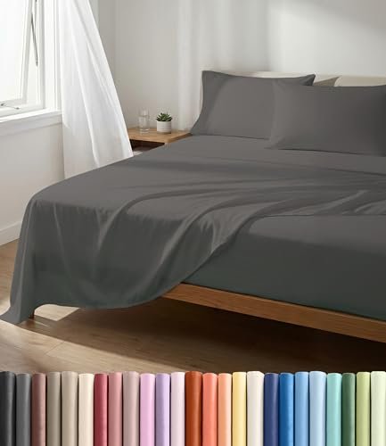 Lightweight 4 Piece Bed Sheet Set - Queen Cooling