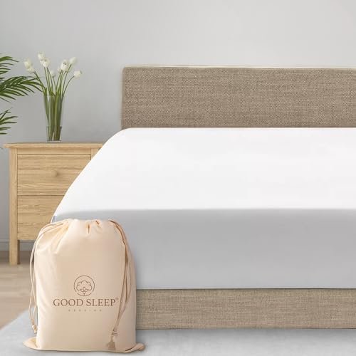800 TC King Fitted Sheet Only, 100% Egyptian Cotton White
