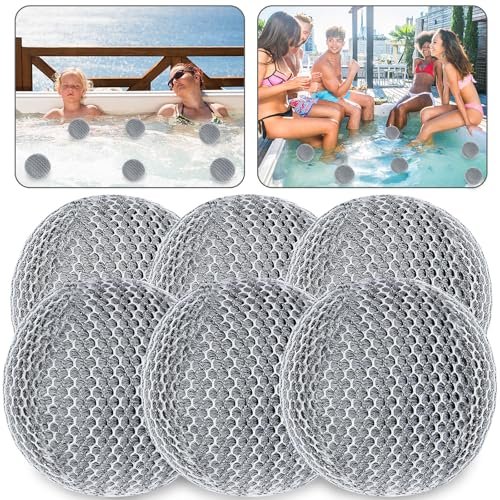 JULMELON 2 Pack Hot Tub Scum Absorber Oil Balls