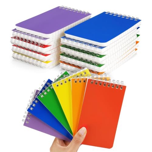 WeLiu 24 Packs 3x5 Inch Pocket Spiral Memo Pads