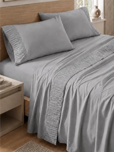 Bedsure Queen Sheet Set - 4 Pieces Soft Breathable Sheets