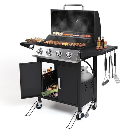 HUGROVE 459 sq.in 40,000 BTU Propane Gas Grill