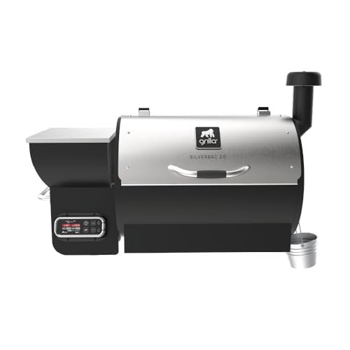 GRILLA Silverbac 2.0 Pellet Grill Upper Unit for Outdoor...