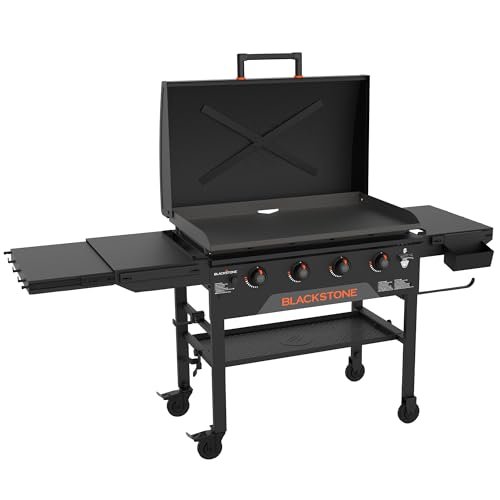 Blackstone Original Portable Griddle with Built-in Hood, 36...