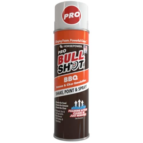 Bull Shot BBQ Pro Foaming Grill Cleaner, Pro Strength