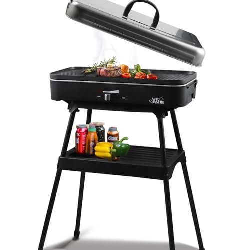 Artestia 1800W Compact Electric Grill for Apartment Balcony