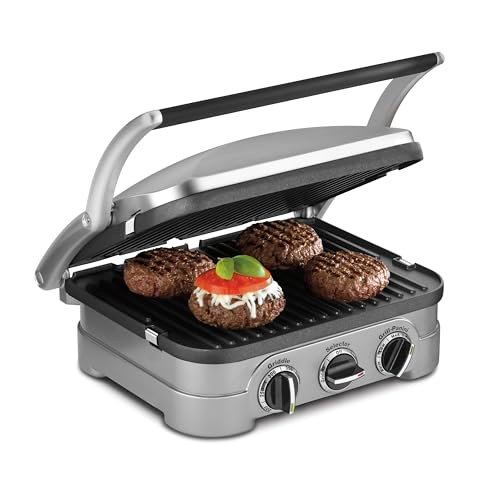 Cuisinart Panini Press and Grill, 1500W 5-in-1 Griddler,...