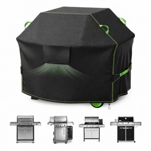 Grill Cover for Even Embers 3-Burner Gas Grill.