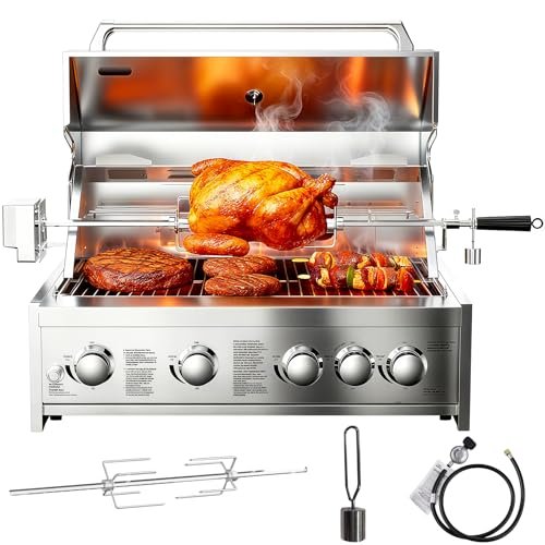 BODEGA 5 Burner Built In Gas Grill Island.