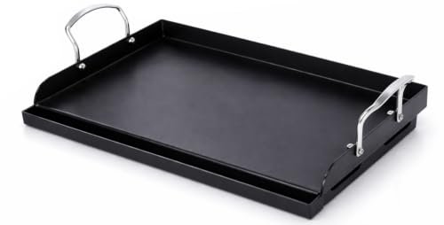 Utheer Cast Iron Griddle, Pre-Seasoned, Nonstick, 17 x 13...