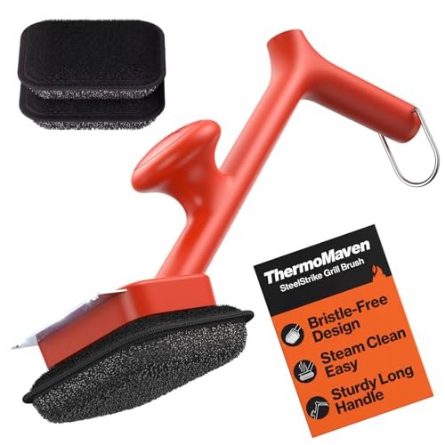 ThermoMaven Bristle-Free BBQ Grill Brush - No Wire Risk
