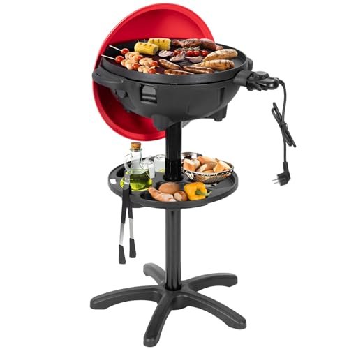 Electric Grill Outdoor/Indoor,Portable BBQ Grill with...