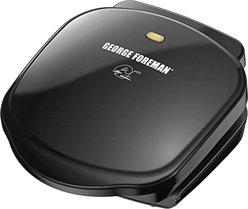 George Foreman GR10B 2-Serving Mini Grill & Panini Press