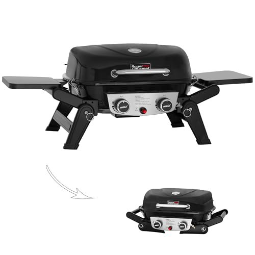 Royal Gourmet GT2005 2-Burner Portable Propane Gas Grill,...