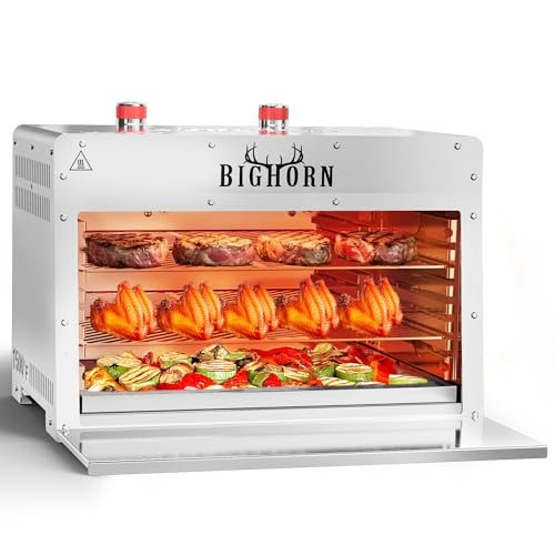 BIG HORN OUTDOORS 1500°F Infrared Propane Gas Grill