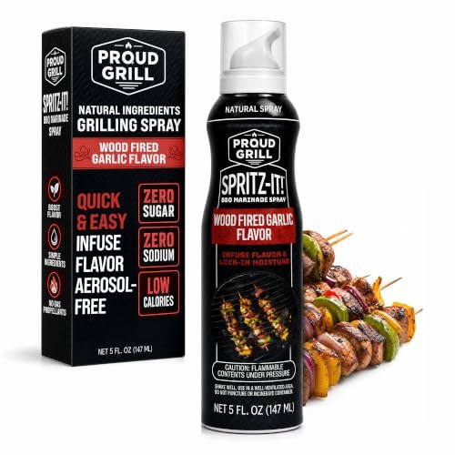 Proud Grill Spritz-It! BBQ Marinade Spray - Natural Grill...
