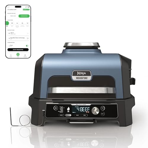 Ninja Woodfire ProConnect Premium XL BBQ Grill, App Enabled.