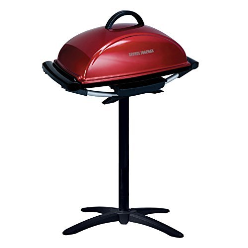 George Foreman Indoor/Outdoor Electric Grill with Stand.