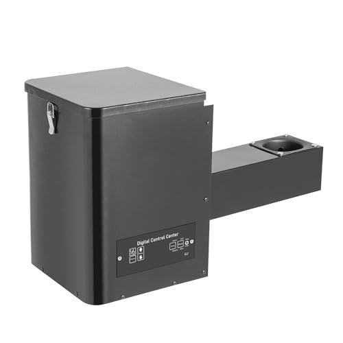 Pellet BBQ Smoker Hopper Assembly Kit, 250W Digital...