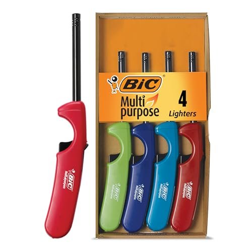 BIC Multi-Purpose Classic Edition Lighters, 4-Count,...