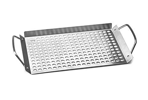 Outset 76631 Stainless Steel Grill Topper Grid, BBQ Pan.