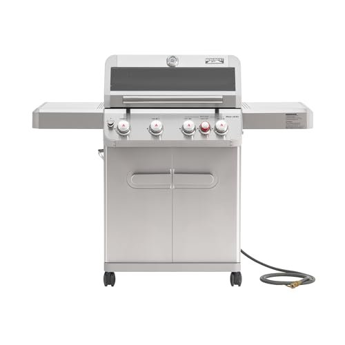 Monument Grills 4+1 Burner Natural Gas Grill with Hose