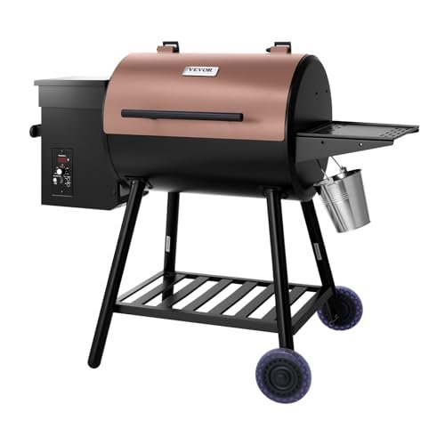 VEVOR Wood Pellet Grill Smoker, 8 in 1 Outdoor BBQ