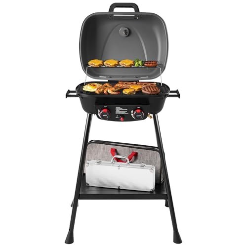 Royal Gourmet GT2003 Portable 2-Burner Propane Gas grill...