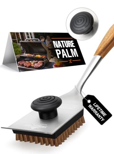 XUDAKAIXIN Natural Palmyra Bristles Grill Brush,Safe &...